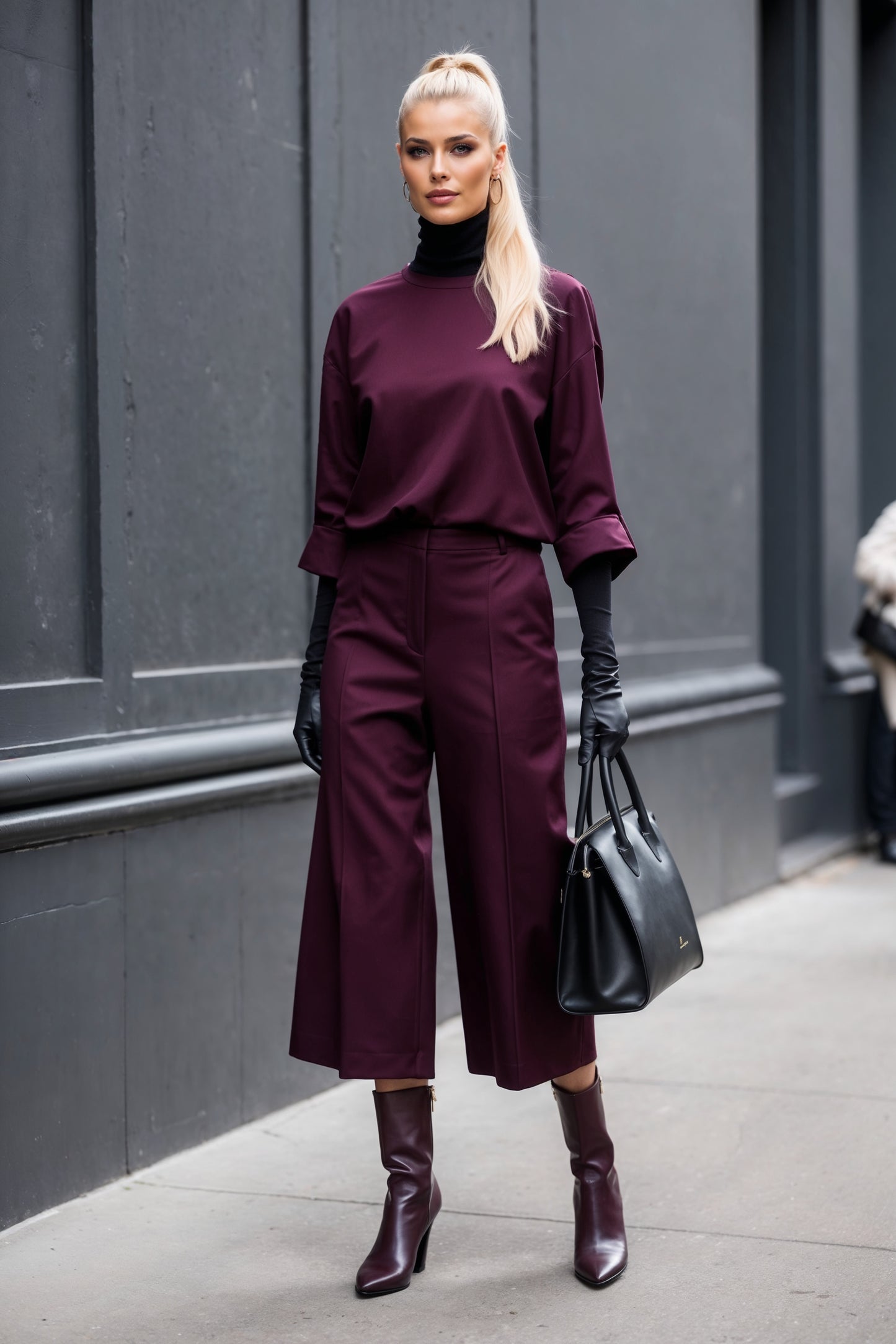 Soho Matching Separates Burgundy