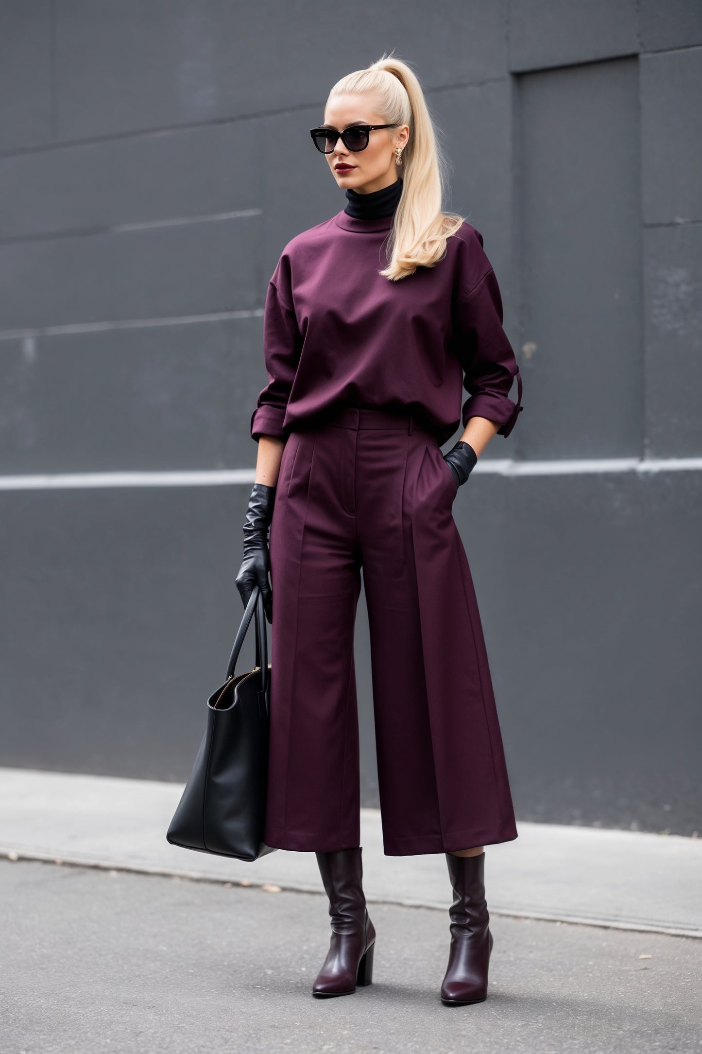 Soho Matching Separates Burgundy